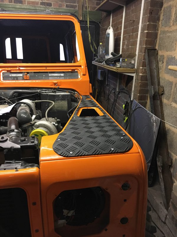Land Rover Defender with a twin-turbo 200 Tdi diesel inline-four