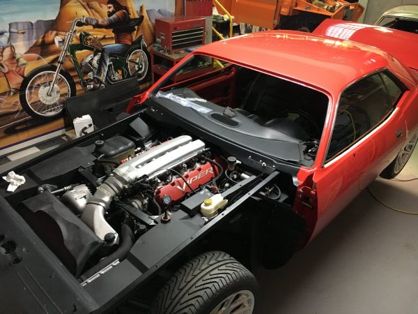 Plymouth Barracuda with a Viper Chassis and Powertrain